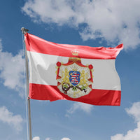 Grand Duchy of Hesse Flag With Crest - Flag Republic