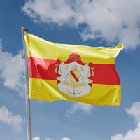 Grand Duchy of Baden Flag With Crest - Flag Republic