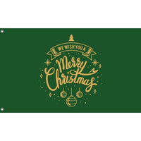 We Wish You A Merry Christmas Flag