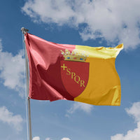 Rome City Flag with Coat of Arms