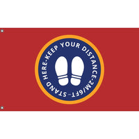 Keep Your Distance Flag - Flag Republic