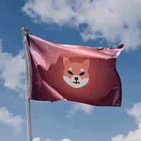 Shiba Inu Crypto Flag