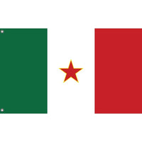 Brigate Garibaldi Partisans Flag