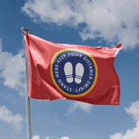 Keep Your Distance Flag - Flag Republic