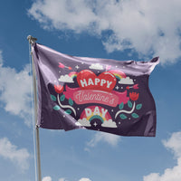 Happy Valentine's Day Flag