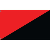 Red and Black Anarchist Flag - Flag Republic