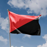 Red and Black Anarchist Flag - Flag Republic