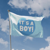 Baby Shower It's A Boy Flag - Flag Republic