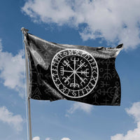 Vikings Valhalla Flag with Symbols - Flag Republic