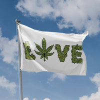 Love Cannabis Flag