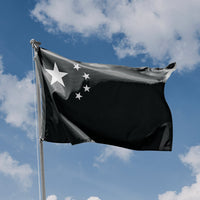 China Black Protest Flag