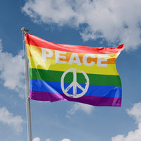 Peace LGBT Rainbow Flag