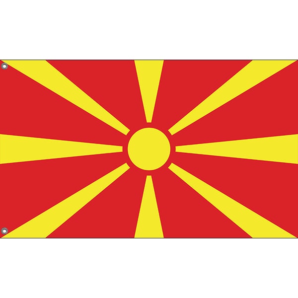 Flag of North Macedonia