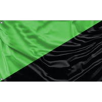 Anarcho-Primitivism, Green Anarchism Flag - Flag Republic