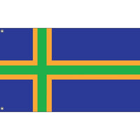 Unofficial flag of Vendsyssel, Denmark - Flag Republic