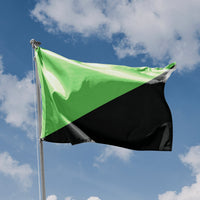 Anarcho-Primitivism, Green Anarchism Flag - Flag Republic