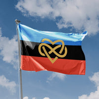 Polyamory With Infinity Heart Flag - Flag Republic