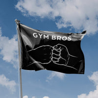 Gym Bros Black Flag - Flag Republic