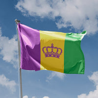 Mardi Gras Crown Variant Flag - Flag Republic