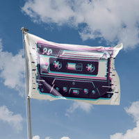 Vaporwave Old Cassette Flag |