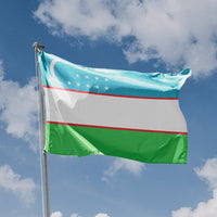 Republic of Uzbekistan Flag - Flag Republic