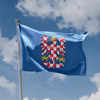 Historical Banner of arms of Moravia - Flag Republic