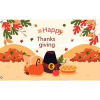 Happy Thanks Giving Day III Flag