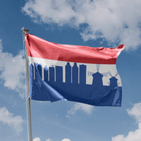 Amsterdam Skyline Flag