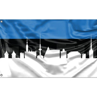 Tallinn Skyline Flag - Flag Republic