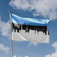Tallinn Skyline Flag - Flag Republic
