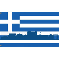 Athens Skyline Flag - Flag Republic