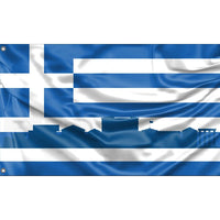 Athens Skyline Flag - Flag Republic