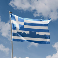 Athens Skyline Flag - Flag Republic