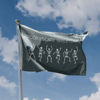 Spooky Scary Skeletons Flag