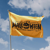 Happy Halloween Pumpkin Flag