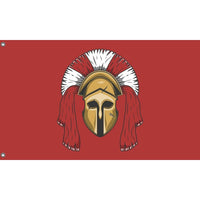 Spartan Officer Helmet Flag - Flag Republic