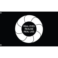 Real Eyes Realise Real Lies Flag