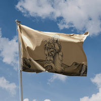 Baby Baphomet And Mother Flag