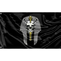 Egyptian Pharaoh Skull Flag |