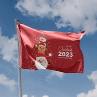 Merry Christmas And Happy New Year 2023 - Flag Republic