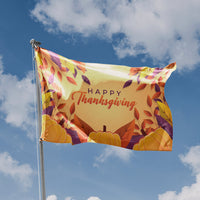 Happy Thanks Giving Day II Flag