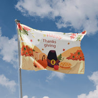 Happy Thanks Giving Day III Flag