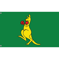 Boxing Kangaroo Flag, Australia - Flag Republic