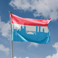 Luxembourg Skyline Flag