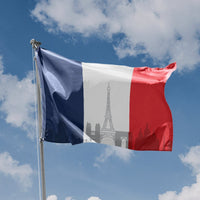 Paris Skyline Flag