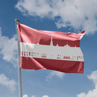 Riga Skyline Flag