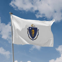 State Flag of Massachusetts, USA - Flag Republic