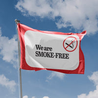 We Are Smoke Free Flag