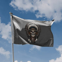 Indian Chieftain Skull Flag - Flag Republic