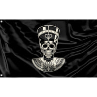 Egyptian Queen Skull Flag | - Flag Republic